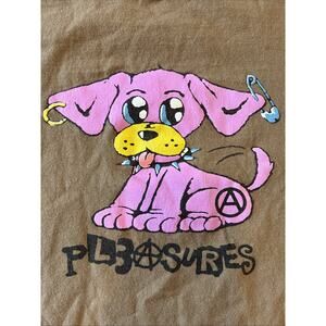 Pleasures Now Ruff Anarchy Dog Graphic T Shirt XL Streetwear Vintage